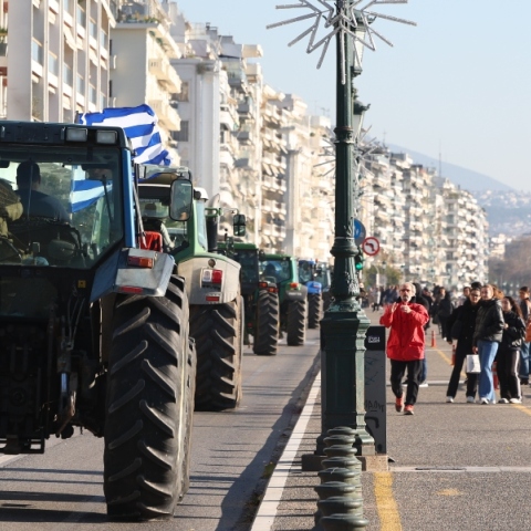 Θεσσαλονίκη: Ολοκληρώθηκε η κινητοποίηση των αγροτών στο λιμάνι