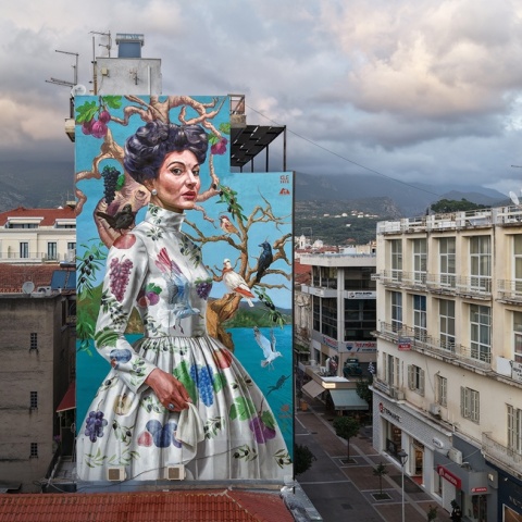 Η τοιχογραφία «Καλαμάτα» του Κλεομένη Κωστόπουλου αναδείχθηκε η καλύτερη στον κόσμο για τον Νοέμβριο του 2025