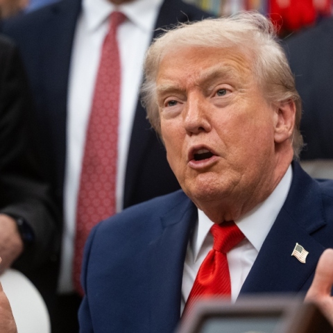 Ο πρόεδρος των ΗΠΑ, Ντόναλντ Τραμπ 