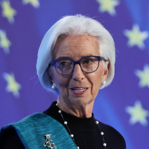 Η πρόεδρος της Ευρωπαϊκής Κεντρικής Τράπεζας, Κριστίν Λαγκάρντ