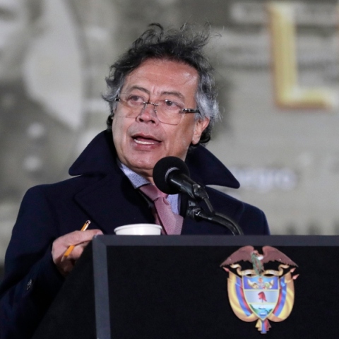 Ο πρόεδρος της Κολομβίας Γκουστάβο Πέτρο 