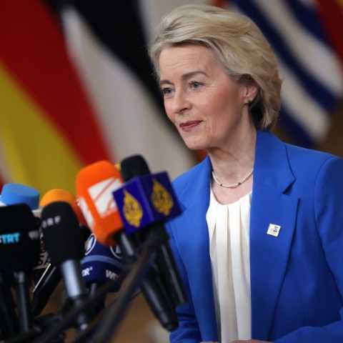 H πρόεδρος της Κομισιόν, Ούρσουλα φον ντερ Λάιεν