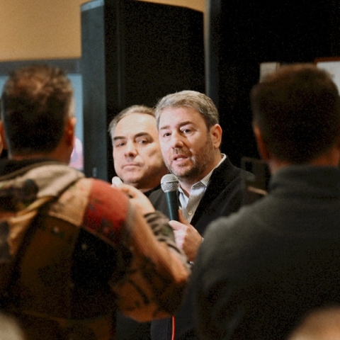 Επίσκεψη του προέδρου του ΠΑΣΟΚ - Κινήματος Αλλαγής Νίκου Ανδρουλάκη στη Καστοριά