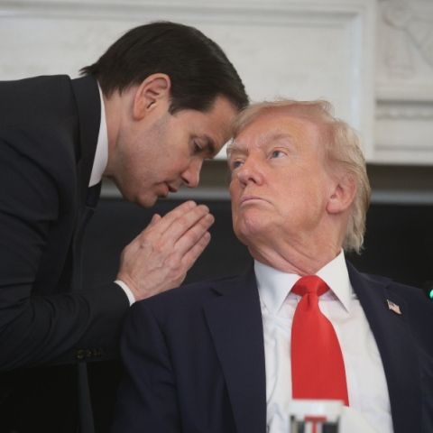 Μάρκο Ρούμπιο και Ντόναλντ Τραμπ