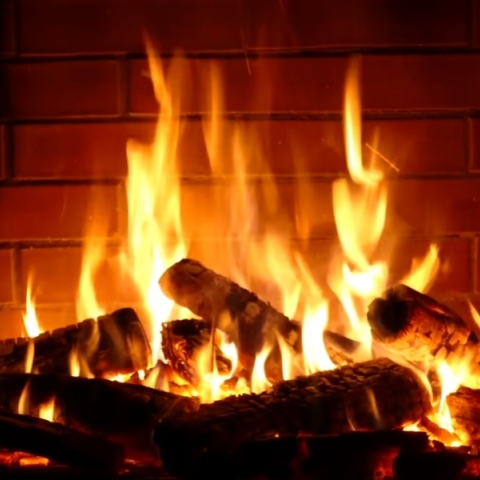 τζάκι, φωτια