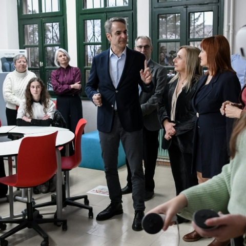 Επίσκεψη Μητσοτάκη στο Κέντρο Καινοτομίας Ηπείρου