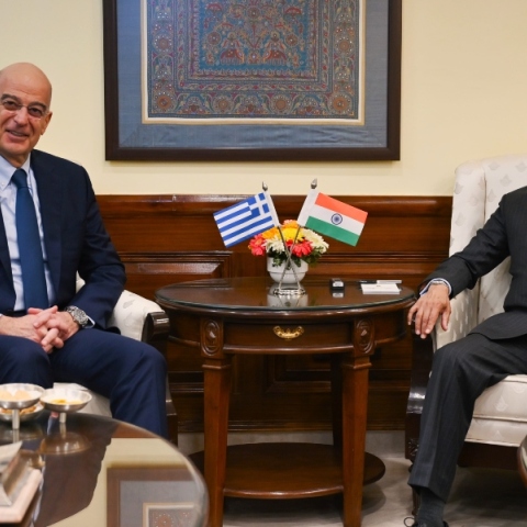 Δένδιας από το Νέο Δελχί