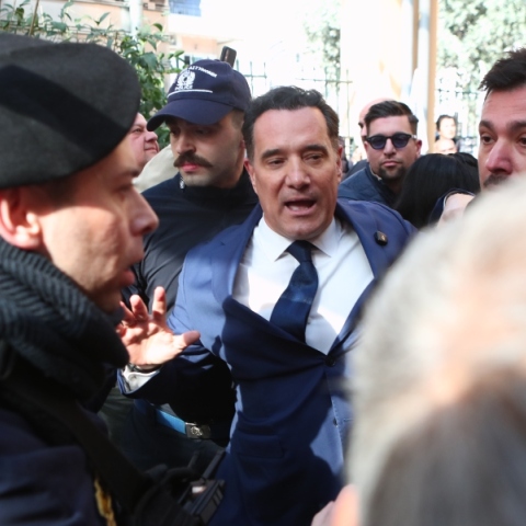 Επίσκεψη του υπουργού Υγείας Άδωνι Γεωργιάδη στο Γενικό Κρατικό Νοσοκομείο Νίκαιας