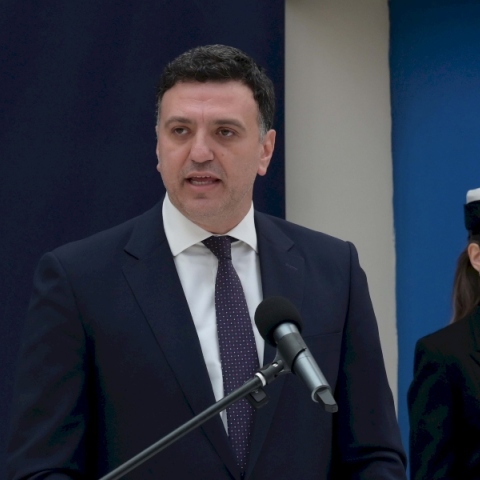 Ο υπουργός Ναυτιλίας, Βασίλης Κικίλιας