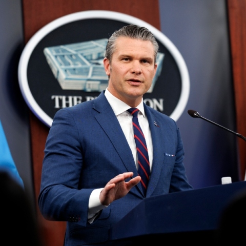 Ο υπουργός Άμυνας των ΗΠΑ, Πιτ Χέγκσεθ