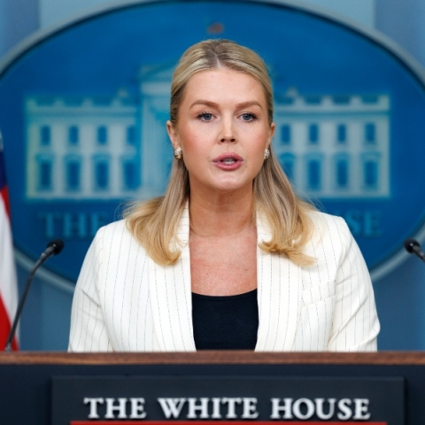 Η εκπρόσωπος Τύπου του Λευκού Οίκου, Κάρολαϊν Λέβιτ