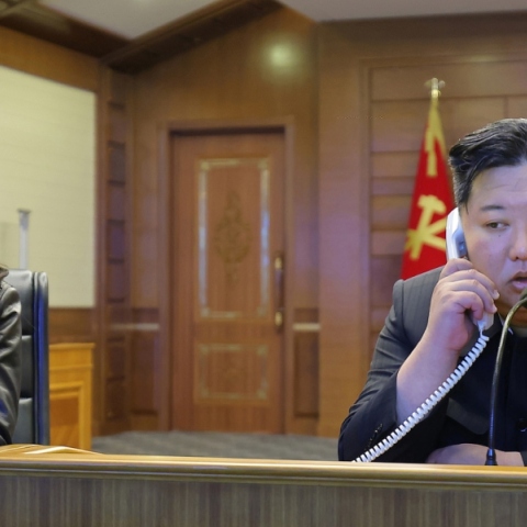 Ο Κιμ Γιονγκ Ουν με την κόρη του, Κιμ Τζου Ε 