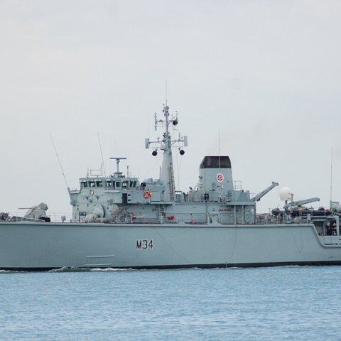 To ναρκαλιευτικό HMS Middleton