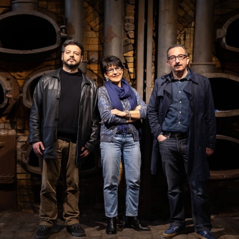 Οι επιμελητές του Α' Διεθνούς Φεστιβάλ Λογοτεχνίας στην Τεχνόπολη