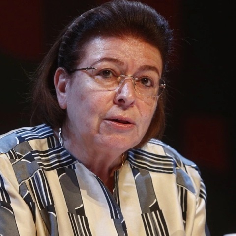 Η Υπουργός Πολιτισμού Λίνα Μενδώνη 