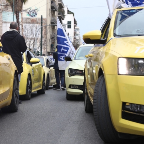απεργία ταξί