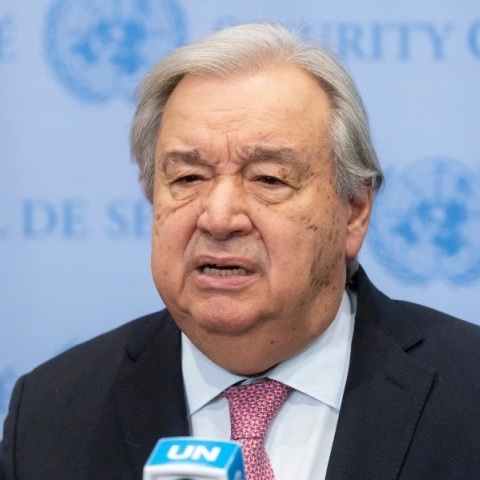 Ο γενικός γραμματέας του ΟΗΕ, Αντόνιο Γκουτέρες