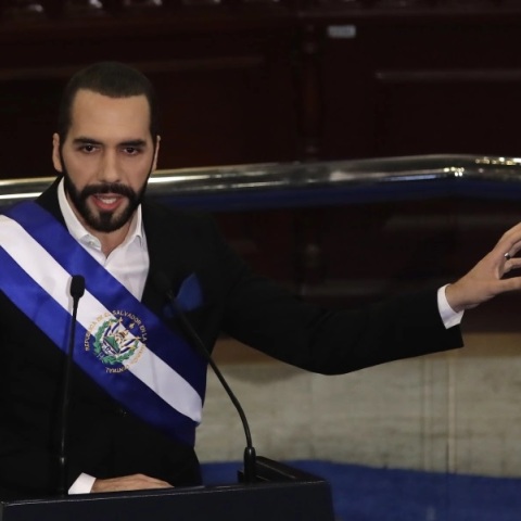 Ο πρόεδρος του Ελ Σαλβαδόρ, Ναγιμπ Μπουκέλε