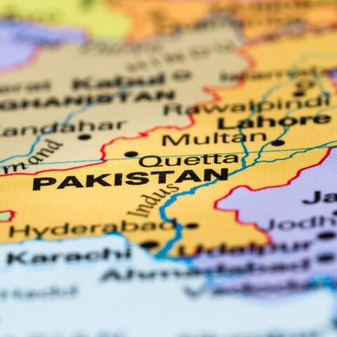 Ο χάρτης του Πακιστάν