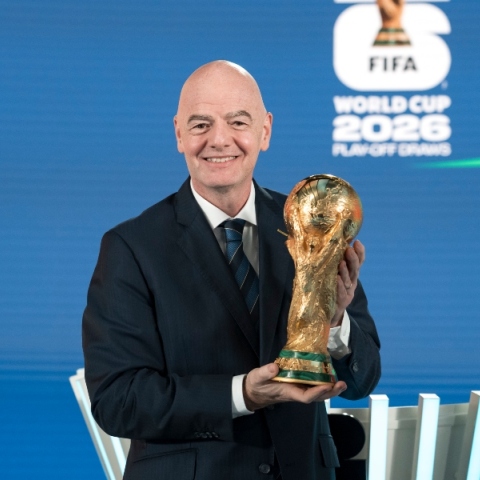 Ο πρόεδρος της FIFA, Τζιάνι Ινφαντίνο