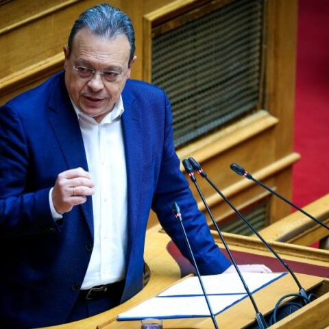 Ο Σωκράτης Φάμελλος στην Ολομέλεια της Βουλής