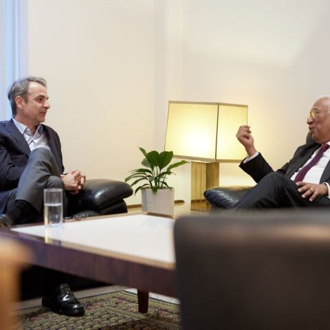 Συνάντηση Μητσοτάκη με Κόστα