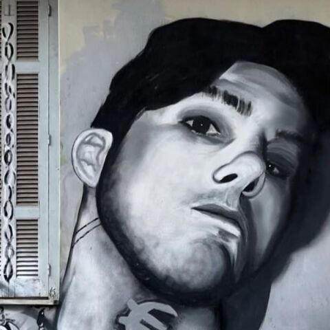 Το εντυπωσιακό mural του Hambas για τον Λεκτικό Επεξεργαστή στο Μεταξουργείο