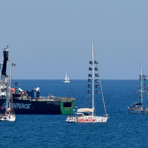 Global Sumud Flotilla: Στόλος με ανθρωπιστική βοήθεια για τη Γάζα αναχώρησε από τη Σικελία	