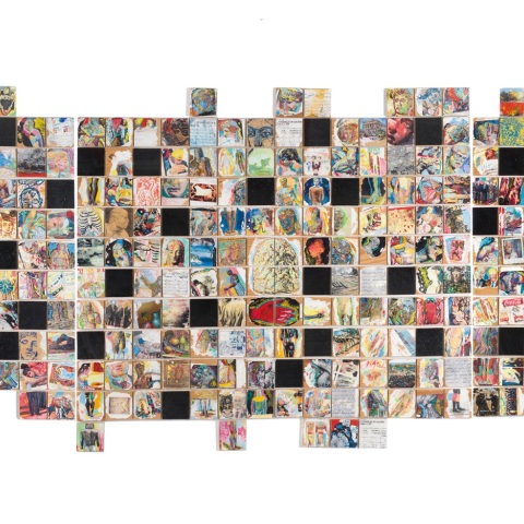 Γιάννης Ψυχοπαίδης, «Χρησμός» [τρίπτυχο], 2003