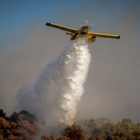 Φωτιά στην Αγία Ελένη Τροιζηνίας - 112 για ετοιμότητα