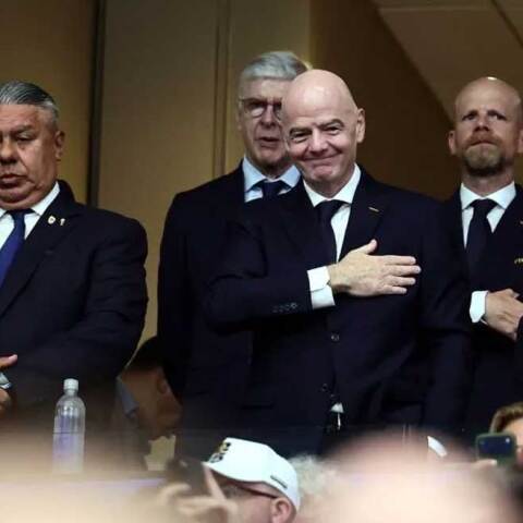 Ο πρόεδρος της FIFA, Τζιάνι Ινφαντίν