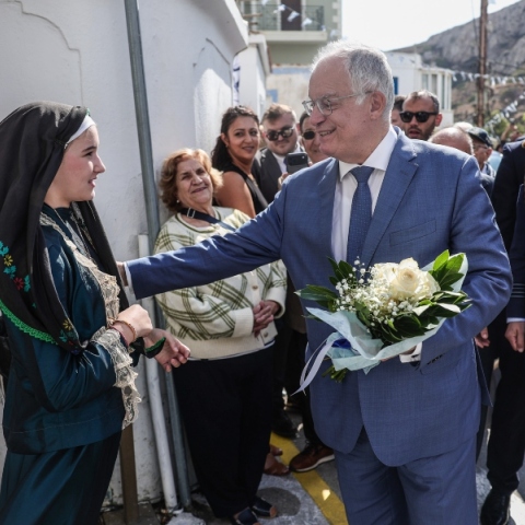 Επίσκεψη Κωνσταντίνου Τασούλα στην Κάρπαθο για τις εκδηλώσεις απελευθέρωσης του νησιού