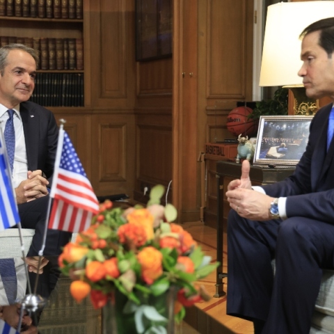 Μητσοτάκης – Ρούμπιο: «Στο υψηλότερο επίπεδο όλων των εποχών οι σχέσεις Ελλάδας και ΗΠΑ», 