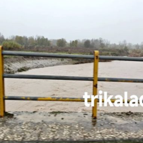Στα όρια της υπερχείλισης ο Πηνειός - Απότομη άνοδος της στάθμης