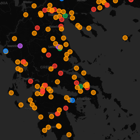 Live χάρτης | Πού υπάρχουν τώρα αγροτικά μπλόκα 