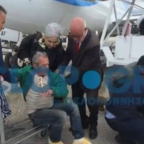 Στο πανεπιστημιακό νοσοκομείο οι τρεις τραυματίες μετά την υποχώρηση σκάλας στο αεροδρόμιο του Αράξου