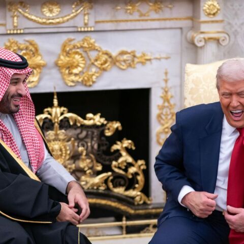 Ο Τραμπ και ο Μοχάμεντ μπιν Σαλμάν 
