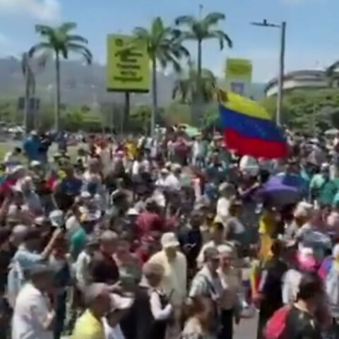 Διαδηλωτές στο Καράκας