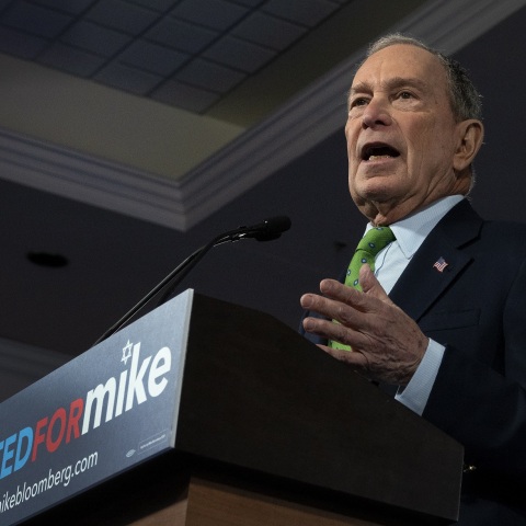 Μάικλ Μπλούμπεργκ, Εκλογές Δημοκρατικών, ΗΠΑ