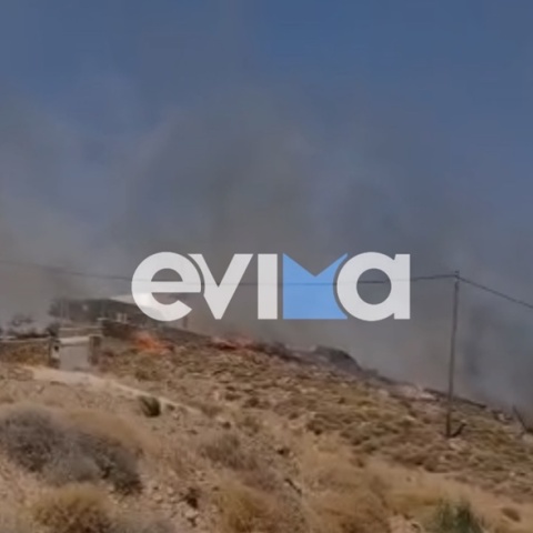 Φωτιά τώρα στην Κάρυστο