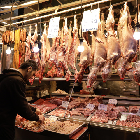 Αρνιά στη Βαρβάκειο