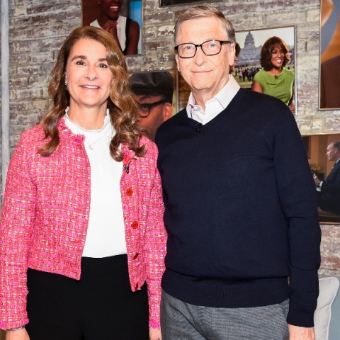 Από τις τελευταίες κοινές εμφανίσεις του ζεύγους Γκέιτς στον τηλεοπτικό αέρα του CBS