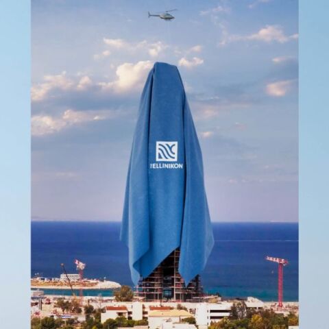 Ο Riviera Tower στο Ελληνικό έχει φτάσει στα μισά της κατασκευής του, στα 113 μέτρα και 25 ορόφους - Η Lamda Development παρουσιάζει την πρόοδο του εμβληματικού έργου.