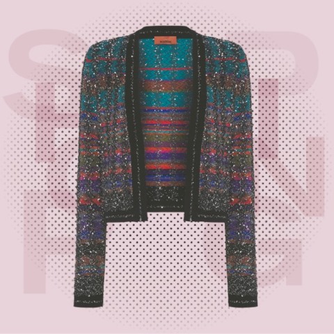 FARFETCH Πολύχρωμη ζακέτα, με πούλιες, Missoni