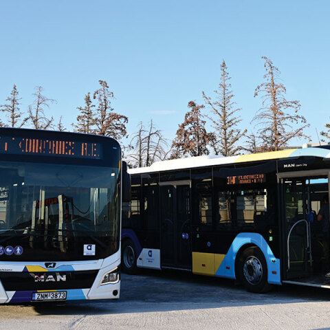 Νέα λεωφορεία κυκλοφορούν πλέον στους δρόμους της Αθήνας