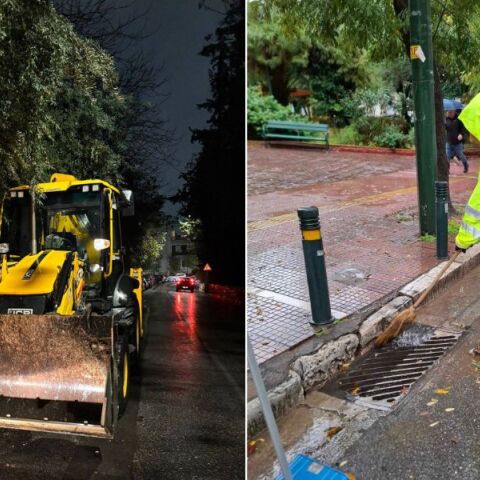 Ο Δήμος Αθηναίων σε 24ωρη επιφυλακή για την κακοκαιρία Byron με συντονισμένες παρεμβάσεις - Έκκληση για περιορισμό μετακινήσεων