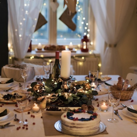 χριστουγεννιάτικο τραπέζι 