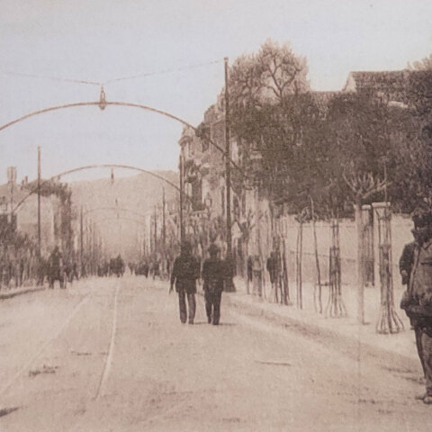 Η οδός Σταδίου στις αρχές του 20ού αιώνα