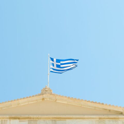 Ελληνική σημαία στη Βουλή