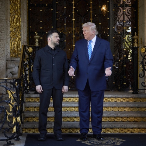 Ντόναλντ Τραμπ και Βολοντίμιρ Ζελένσκι